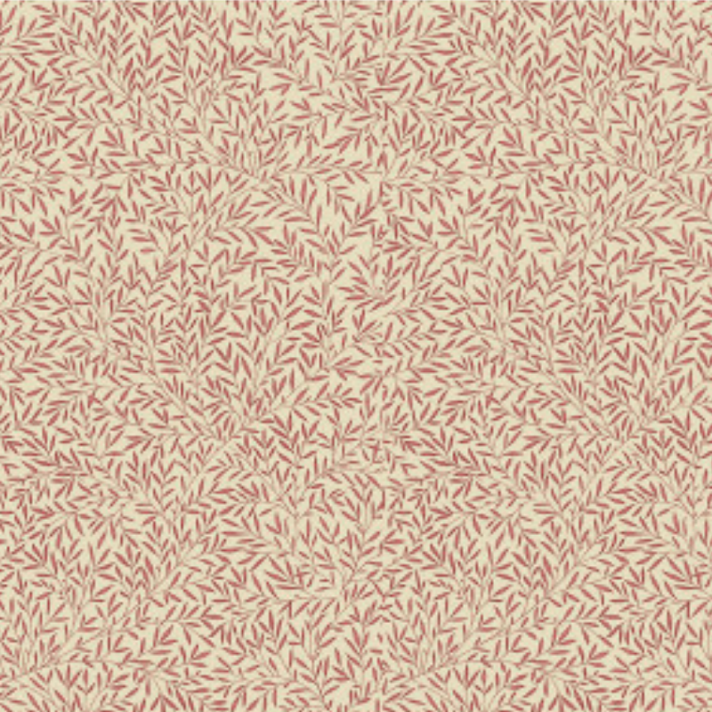 T morris and co originals red feuiles rouge stof 7000-142