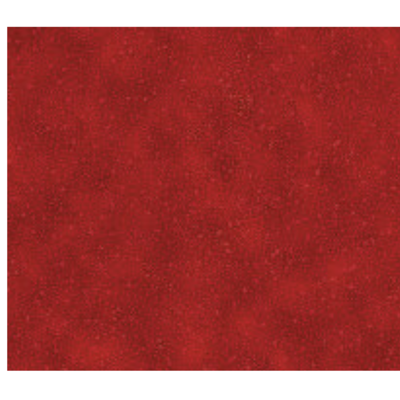 0T Stof frosty snowflakes pailleté rouge 4590-406